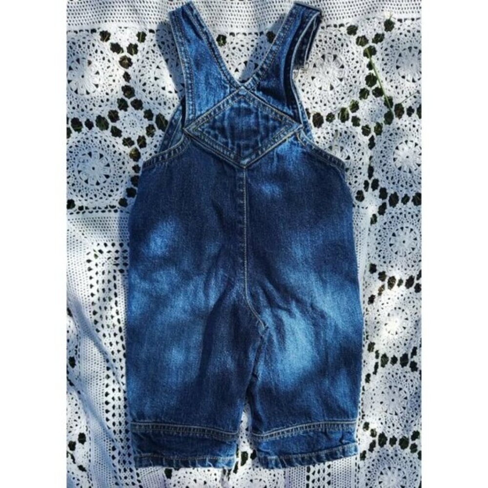 BUM y2k vintage overalls 6m "car service" - Picture 3 of 3